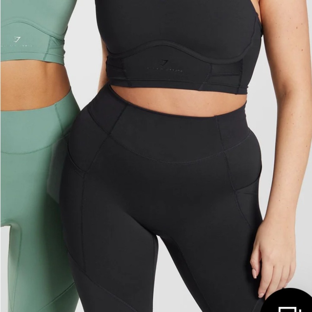 Gymshark x Whitney Simmons Black High-Waisted Leggings